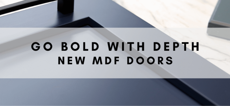 Go Bold with Depth: 4 New One-Piece MDF Cabinet Doors You Need to See ...
