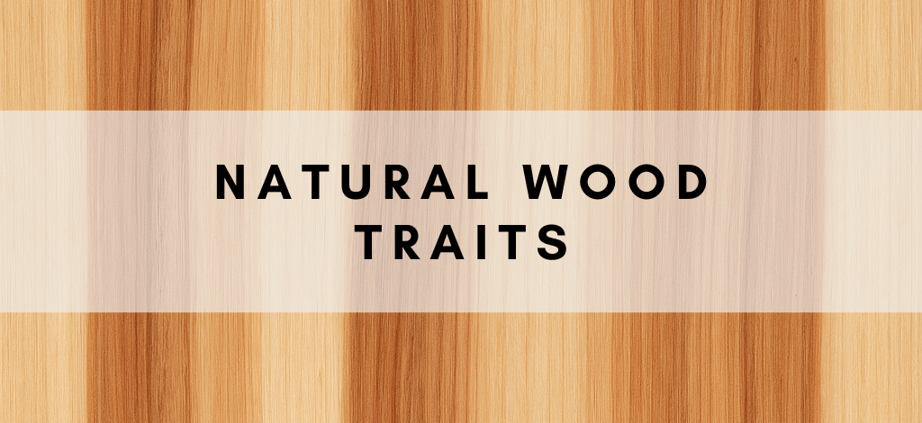 BLOG - Natural Wood Traits You Should Know. Author - Shahan Fancy, Superior Cabinets.
